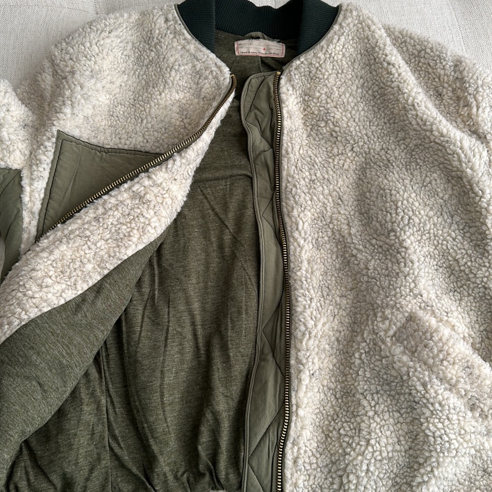 COPY - Free People Women’s Shearling Color Block Jacket - Small - Picture 9 of 14